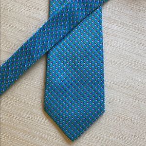 Roberto Lorenzo Tie- Teal Blue